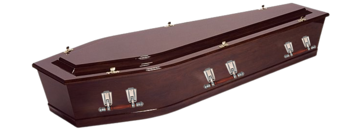 Status Rosewood Veneer Casket